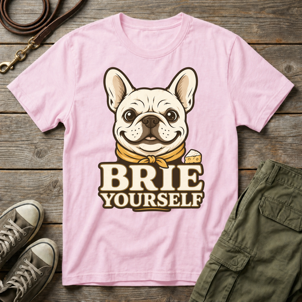 Frenchie Brie Yourself T-Shirt