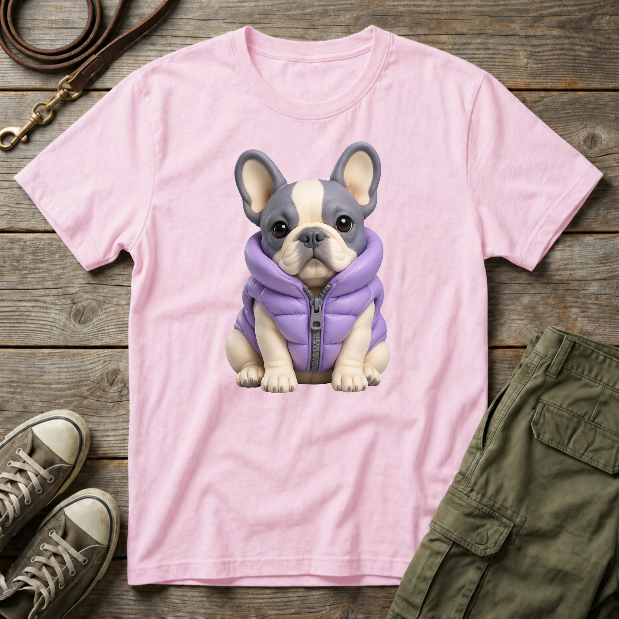 Frenchie Puffer T-Shirt