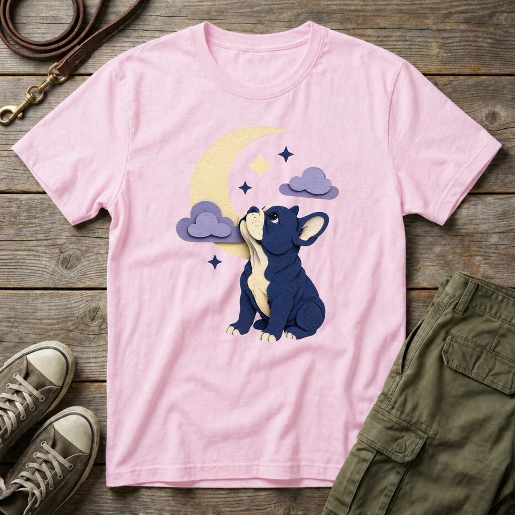 Moon Frenchie T-Shirt