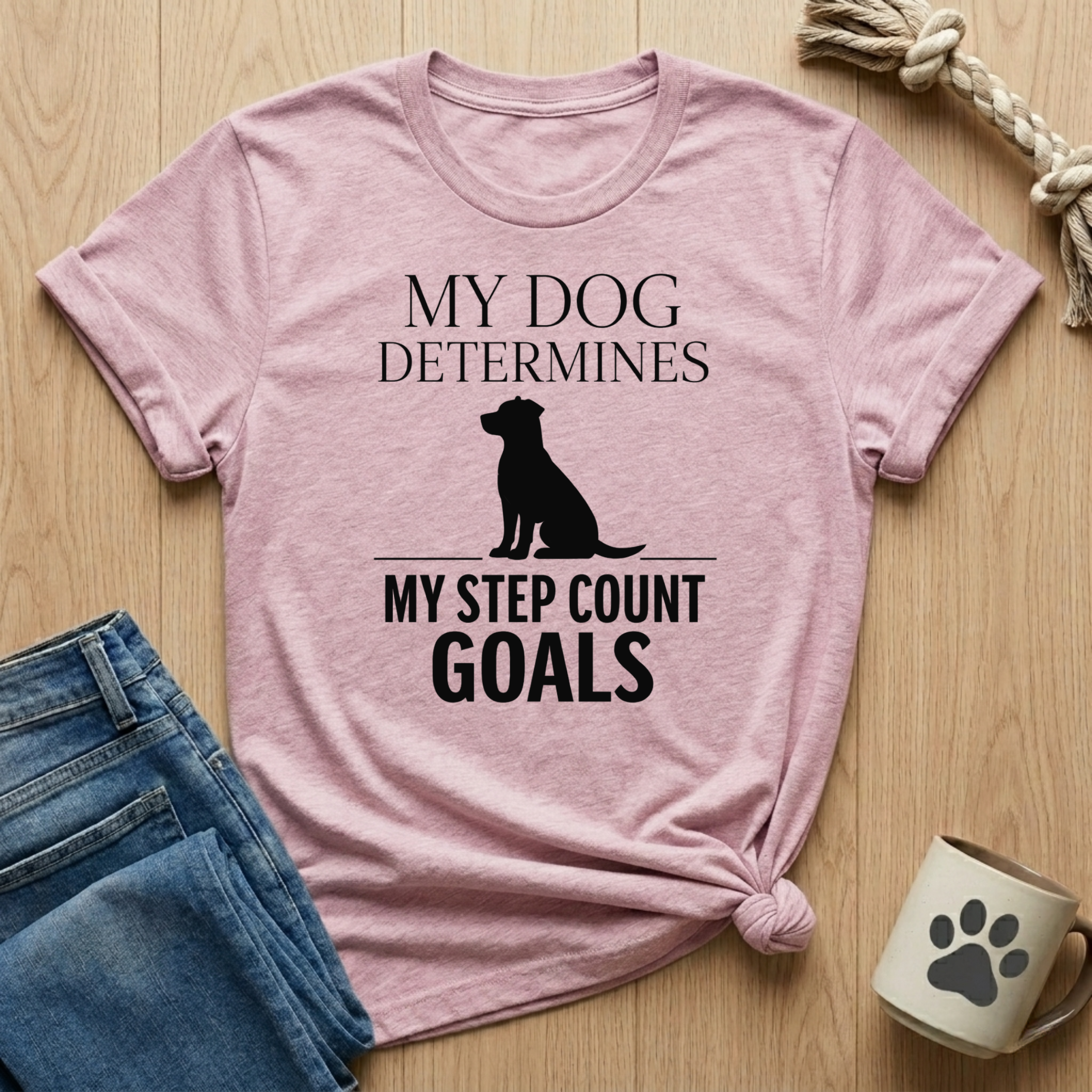My Dog Determines My Step Count Goal T-Shirt