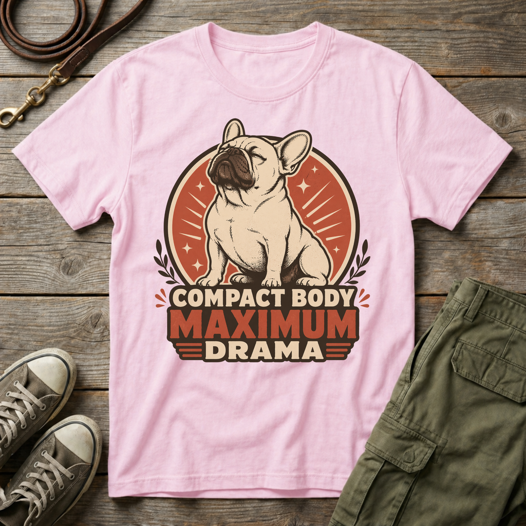 Frenchie Max Drama T-Shirt