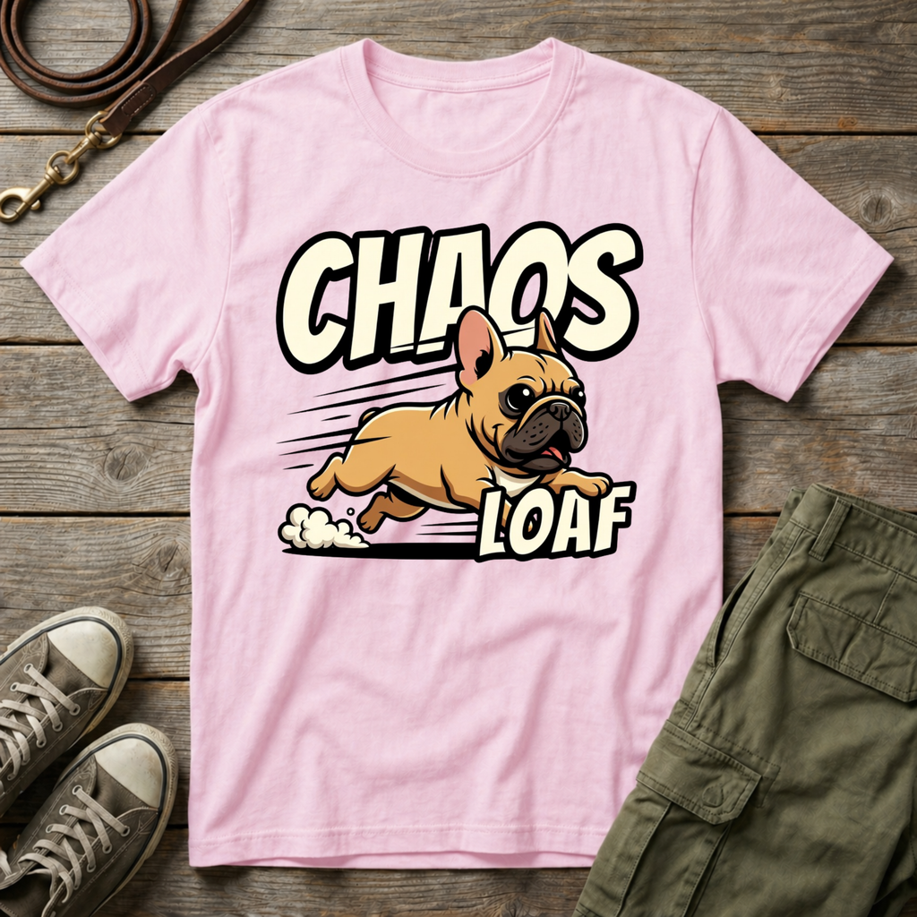 Frenchie Chaos Loaf T-Shirt
