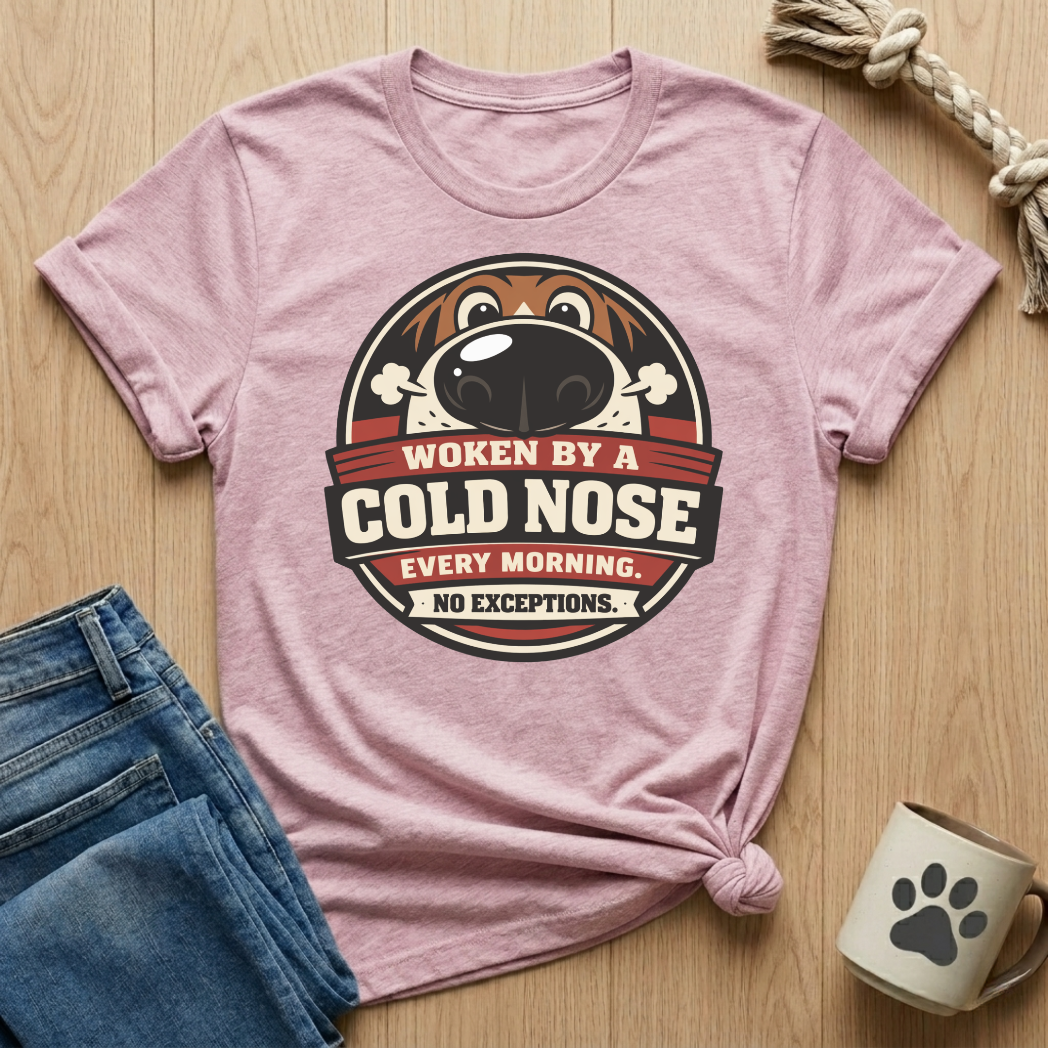 Woken By A Cold Nose T-Shirt
