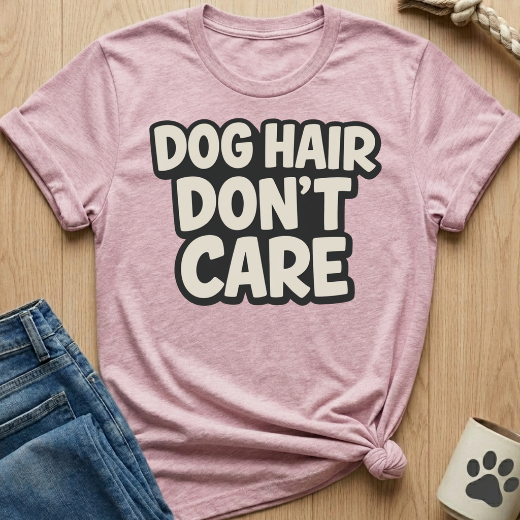 Dog Hair Don't Care T-Shirt