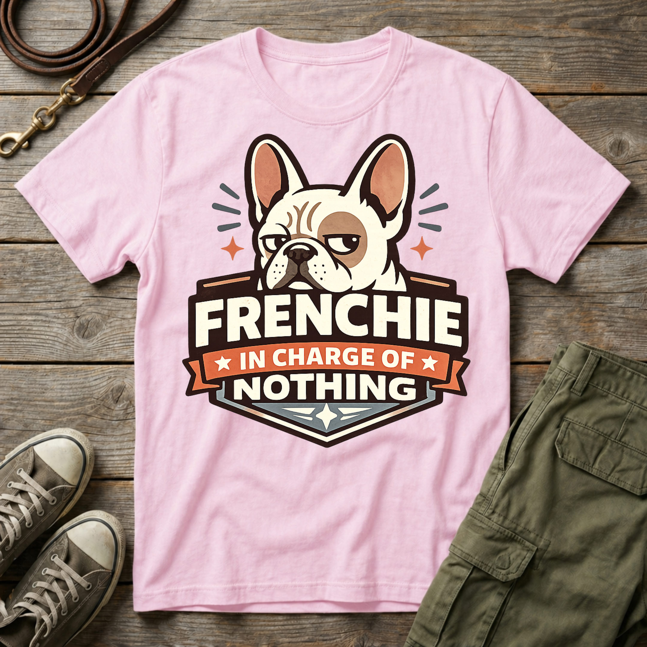Frenchie Not In Charge T-Shirt