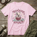 Frenchie Bookworm Energy T-Shirt
