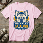 Frenchie Wrinkles Attitude T-Shirt