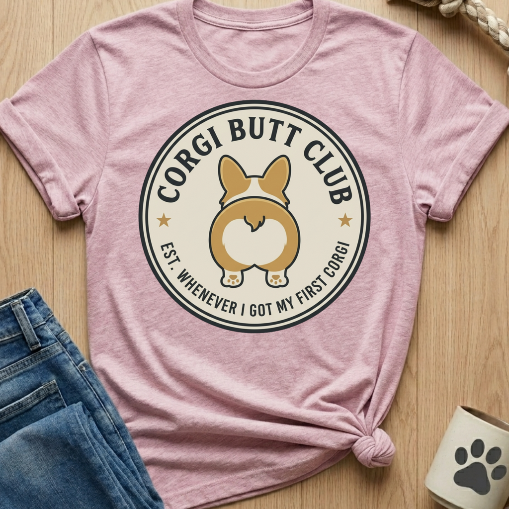 Corgi Butt Club T-Shirt