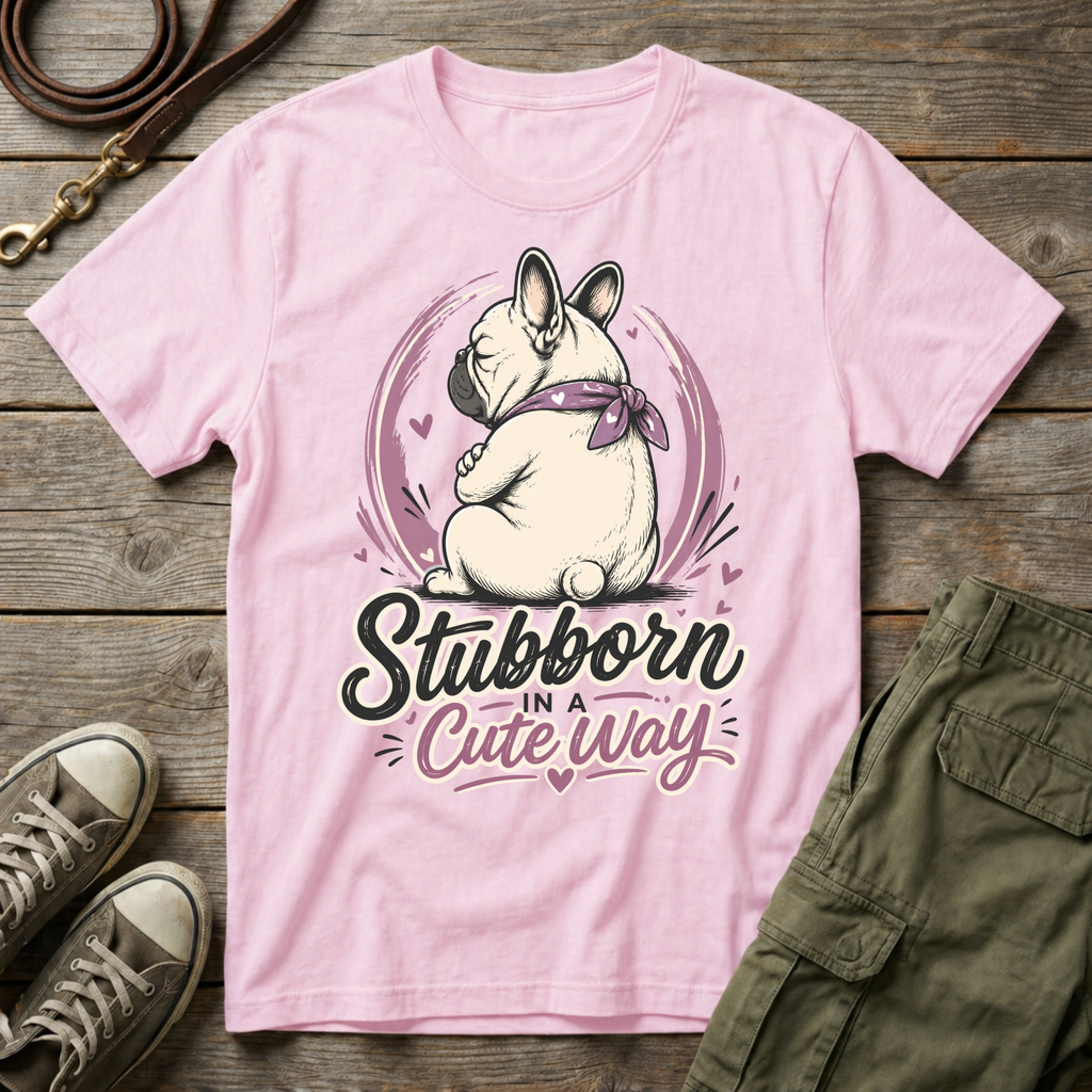 Cute Stubborn Frenchie T-Shirt