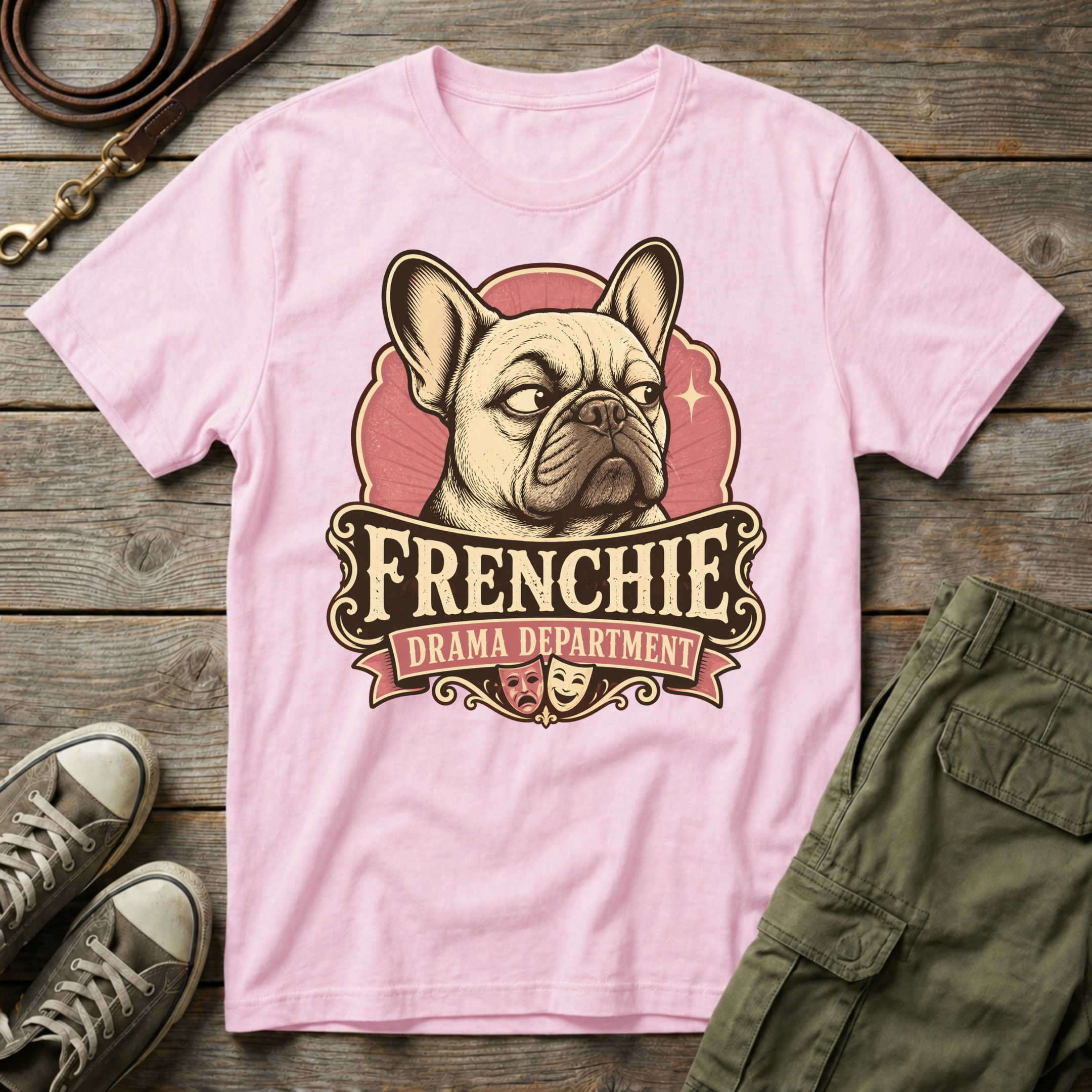 Frenchie Drama Department T-Shirt