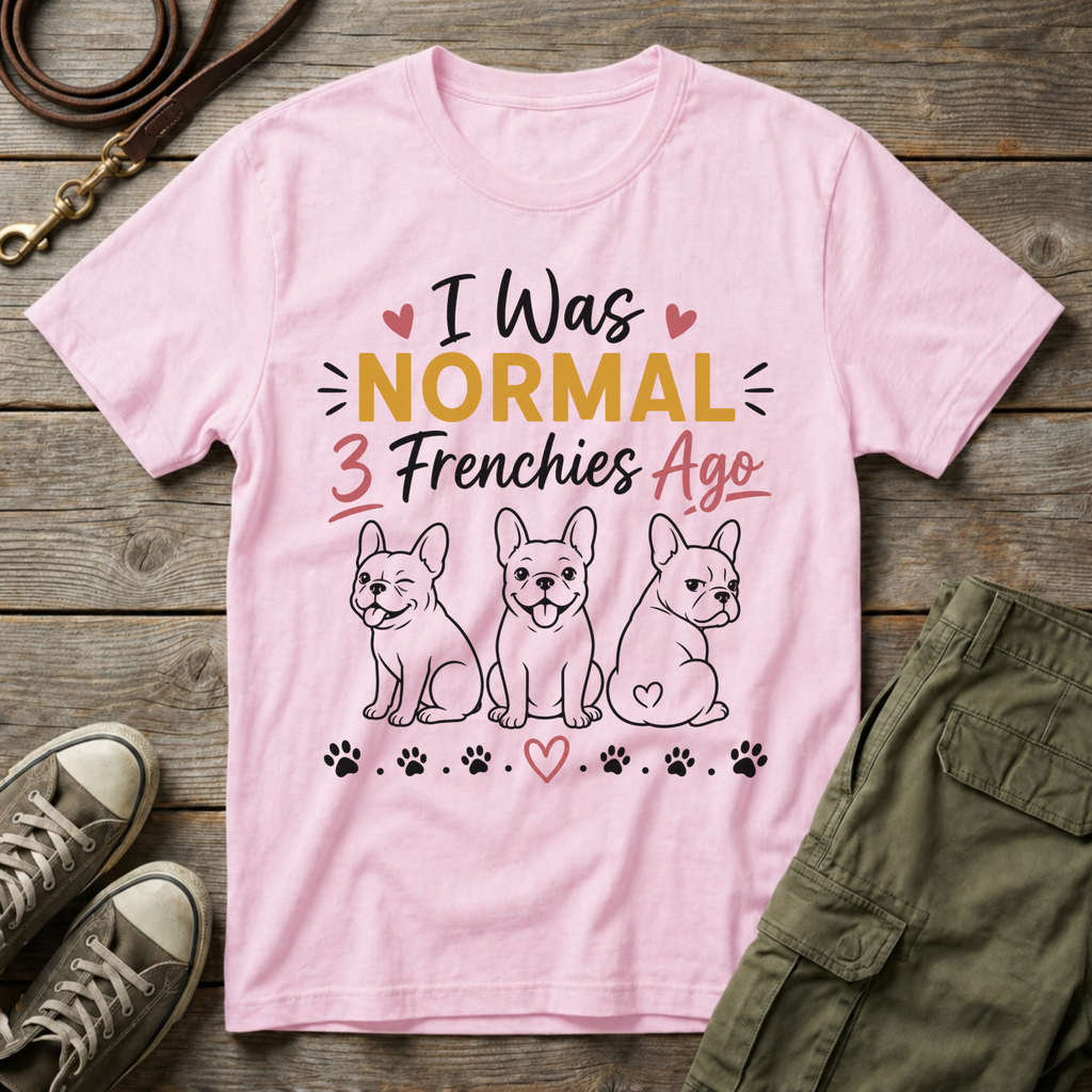 Normal 3 Frenchies Ago T-Shirt