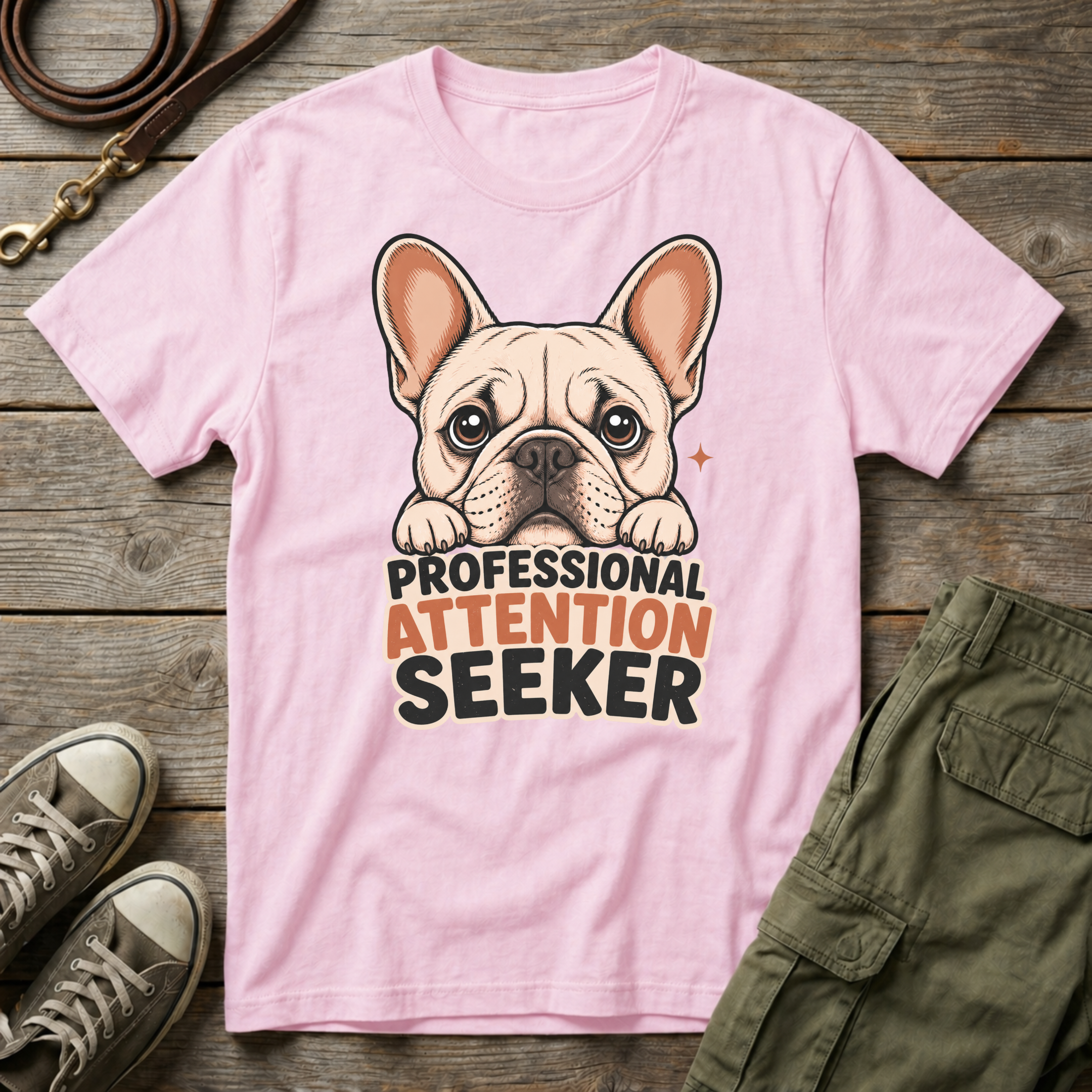 Frenchie Pro Attention Seeker T-Shirt