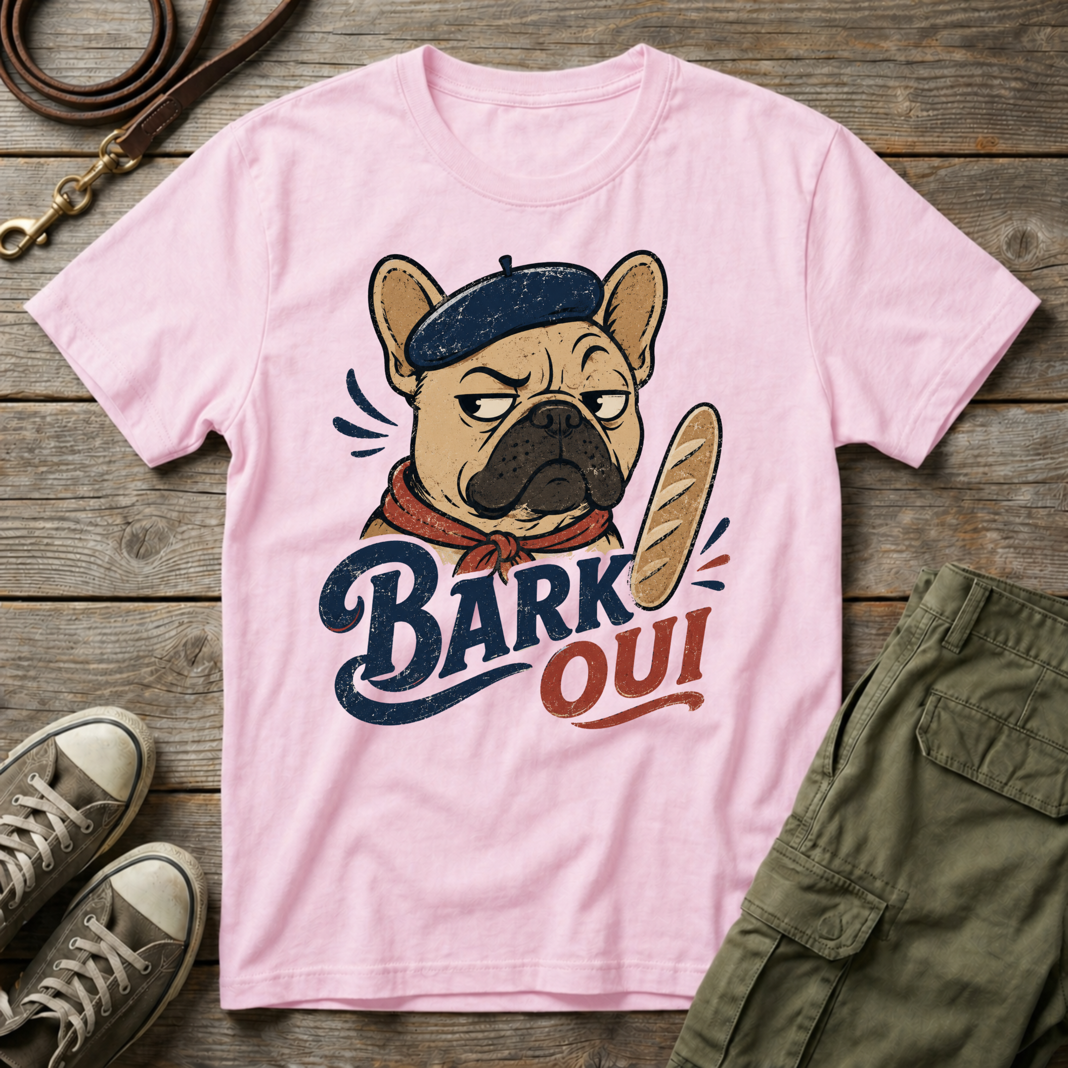 Frenchie Bark Oui T-Shirt