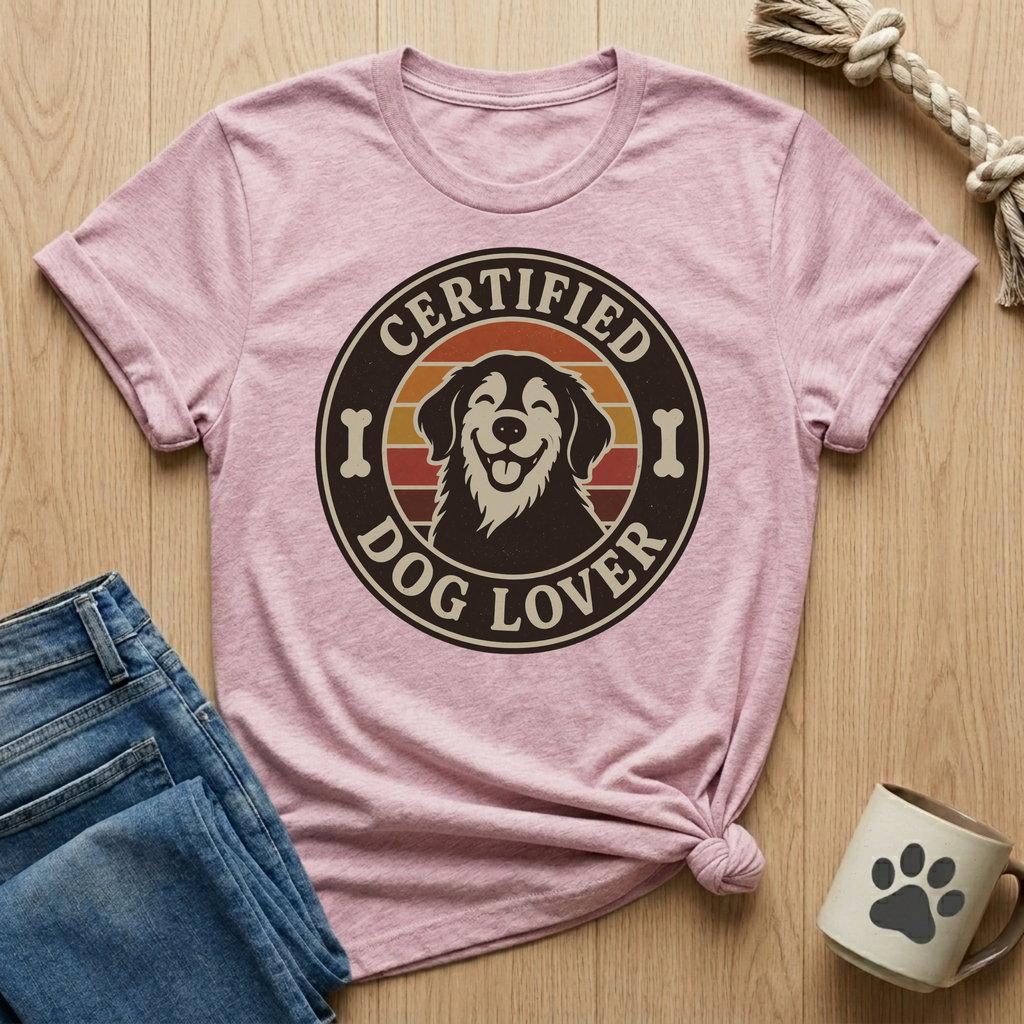 Certified Dog Lover T-Shirt