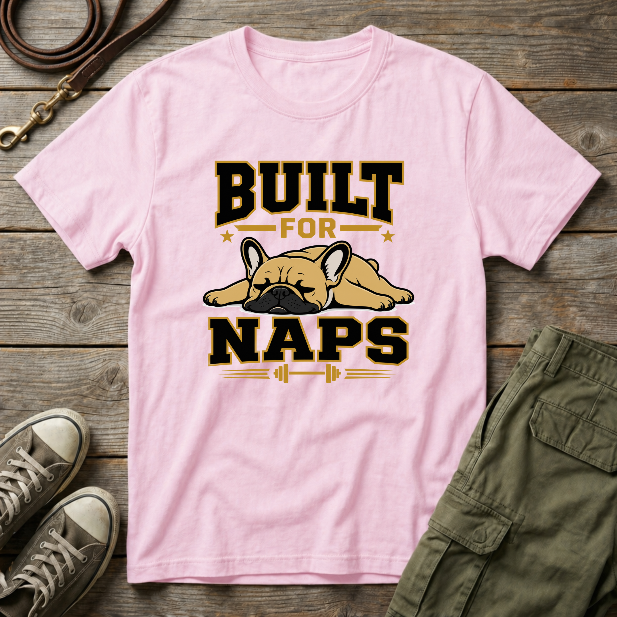 Frenchie Built For Naps T-Shirt
