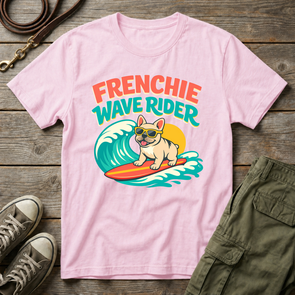 Frenchie Wave Rider T-Shirt
