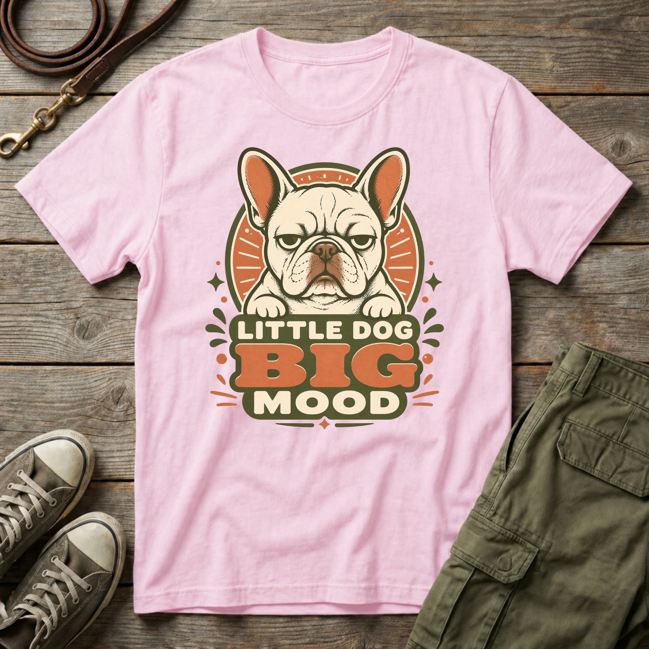 Frenchie Big Mood T-Shirt