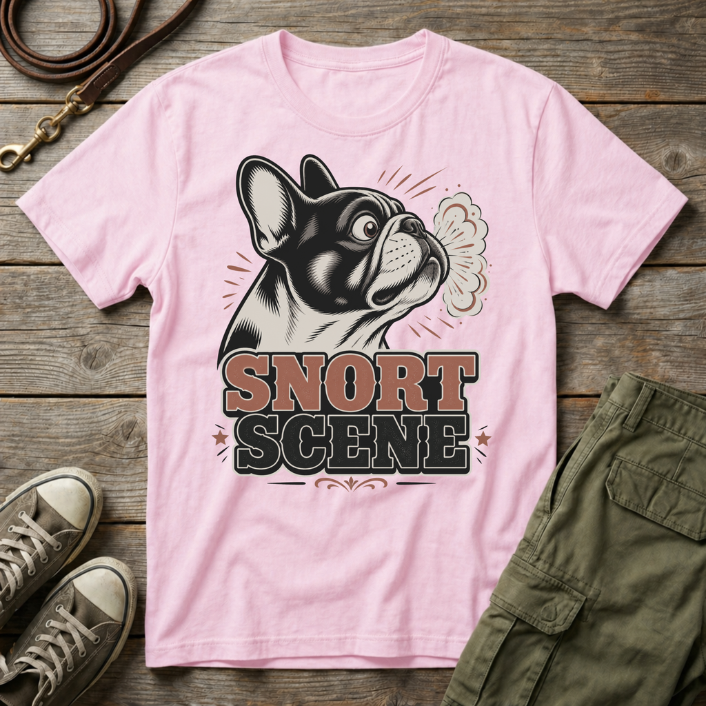 Frenchie Snort Scene T-Shirt