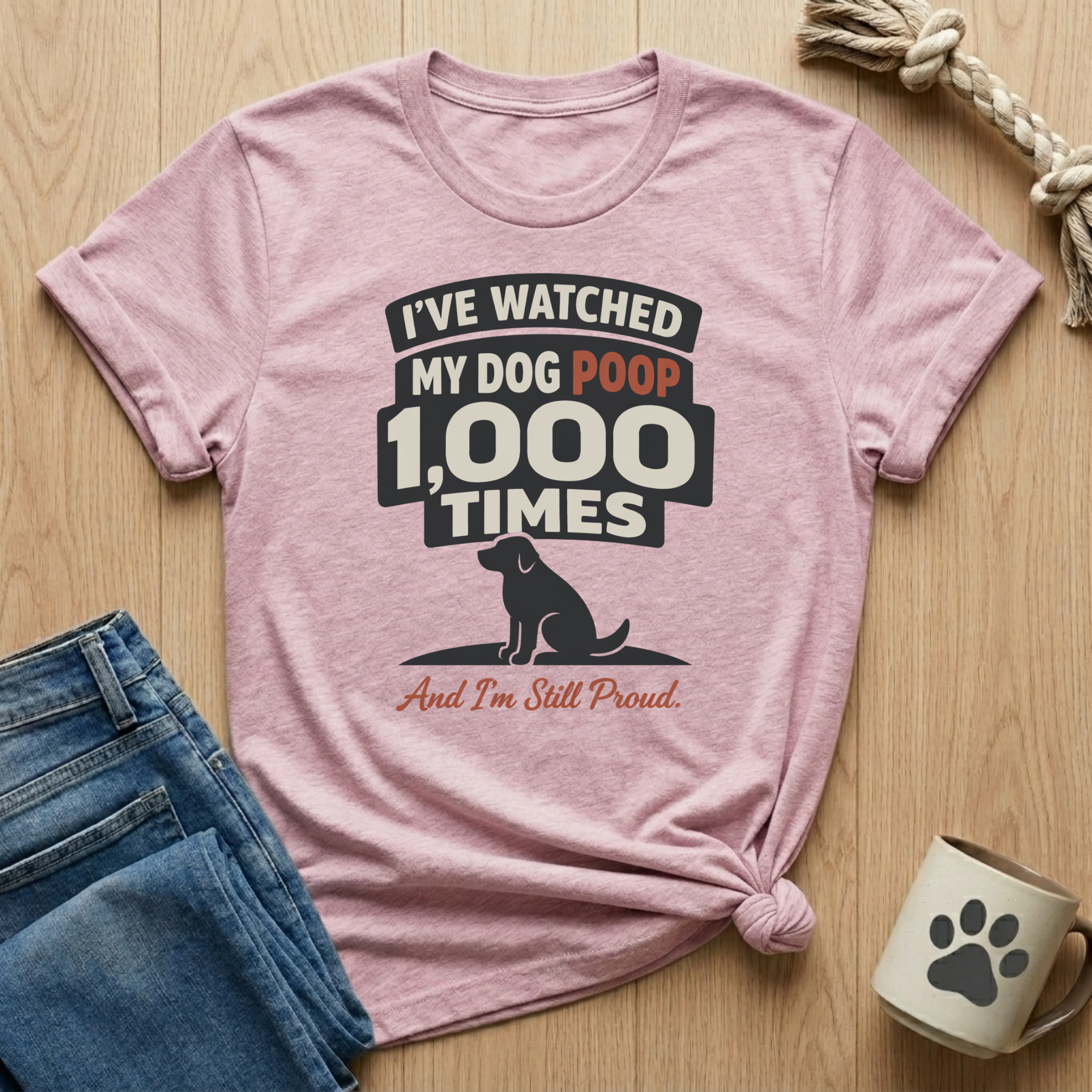 I Watched Dog Poop 1000x  T-Shirt