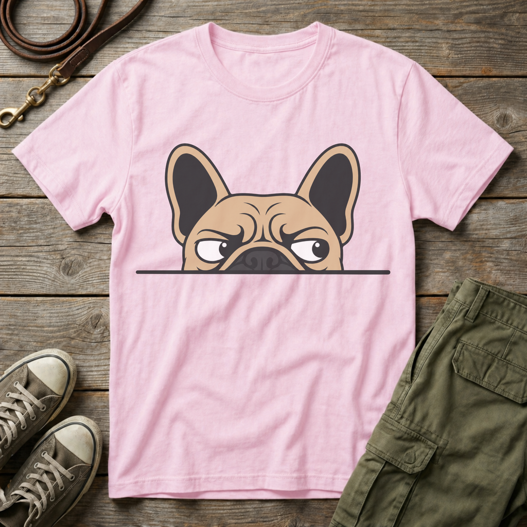 Frenchie Peaking T-Shirt