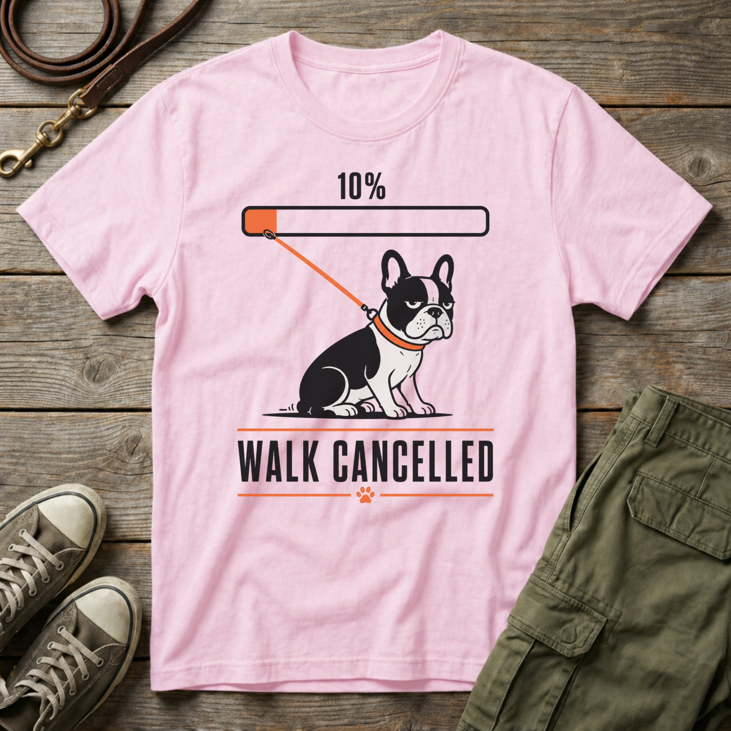 Frenchie Walk Cancelled T-Shirt