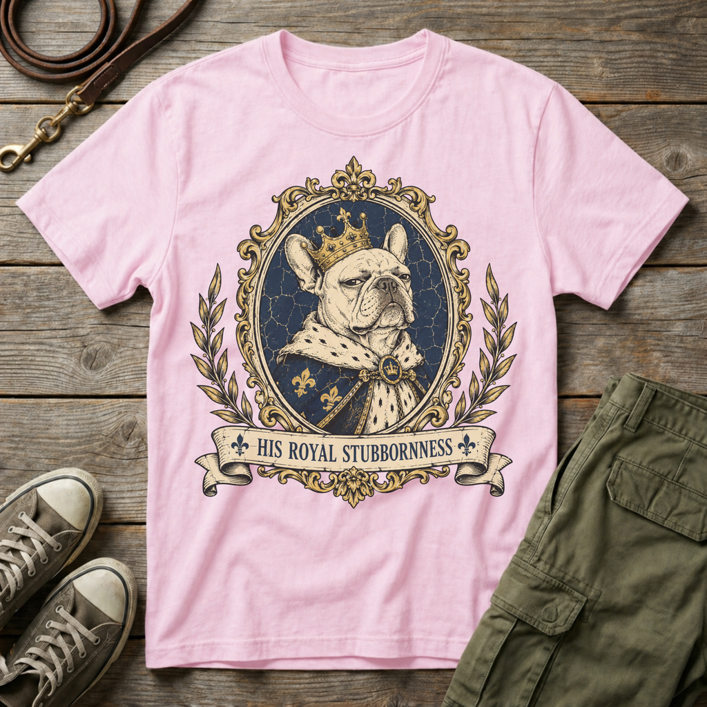 Frenchie Royal Stubbornness T-Shirt
