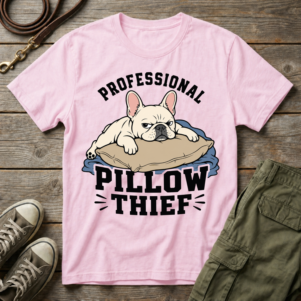 Frenchie Pillow Thief Pro T-Shirt