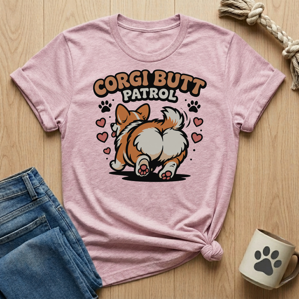Corgi Butt Patrol T-Shirt