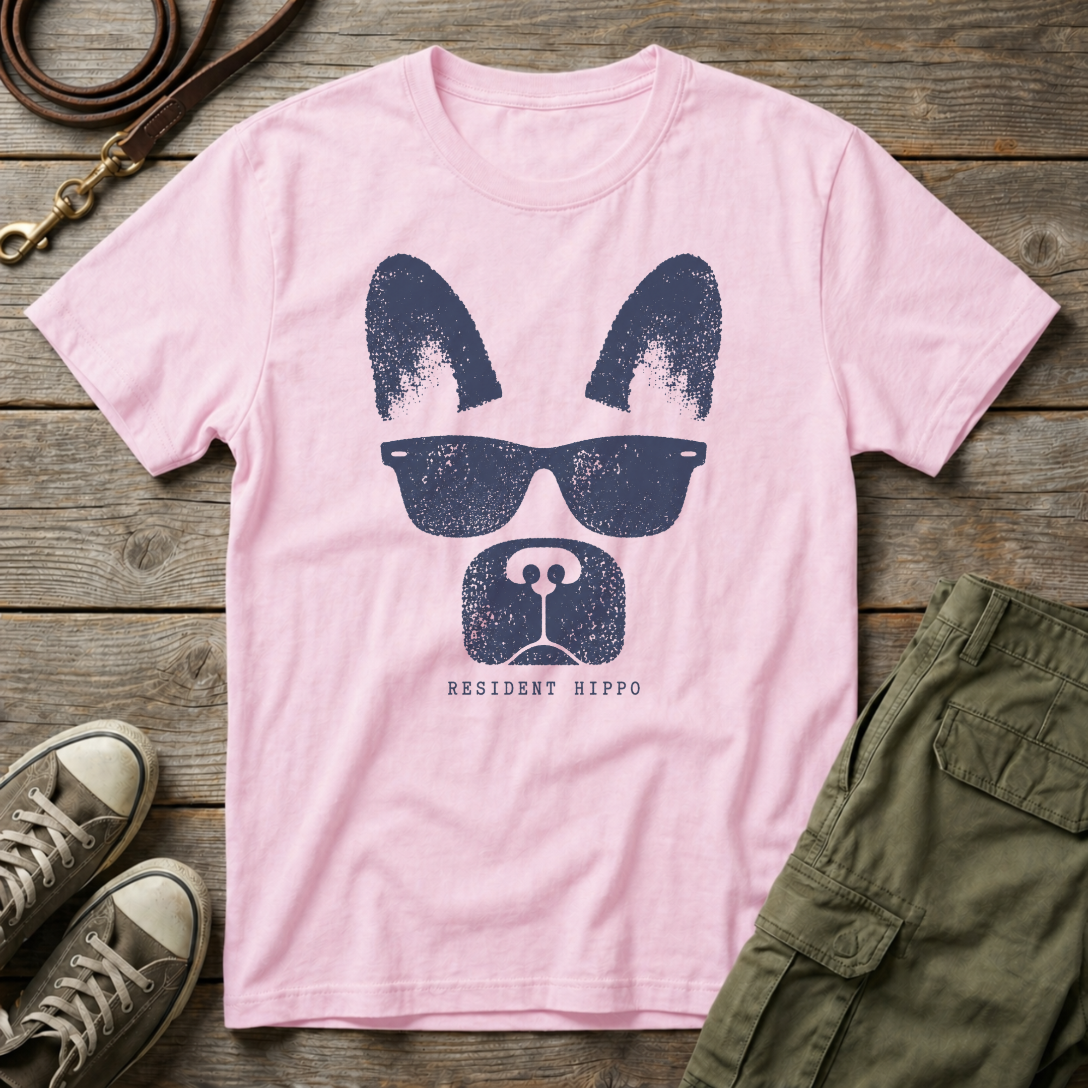 Frenchie Resident Hippo T-Shirt