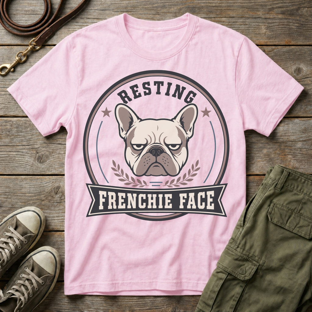 Resting Frenchie Face T-Shirt