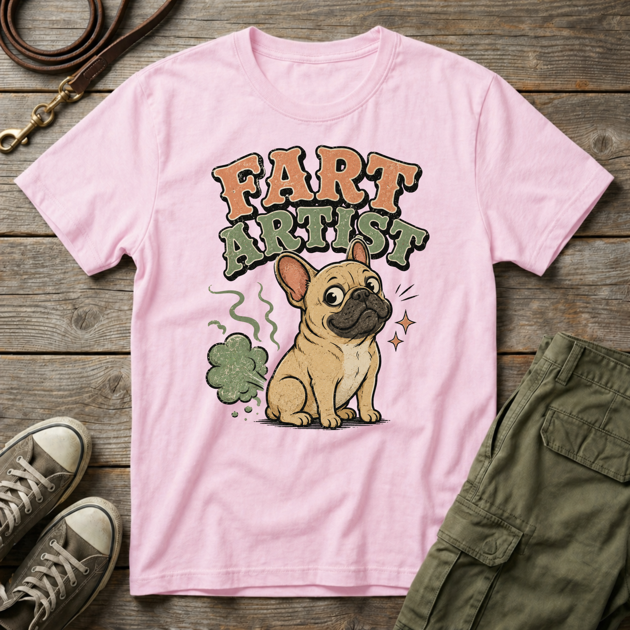 Frenchie Fart Artist T-Shirt