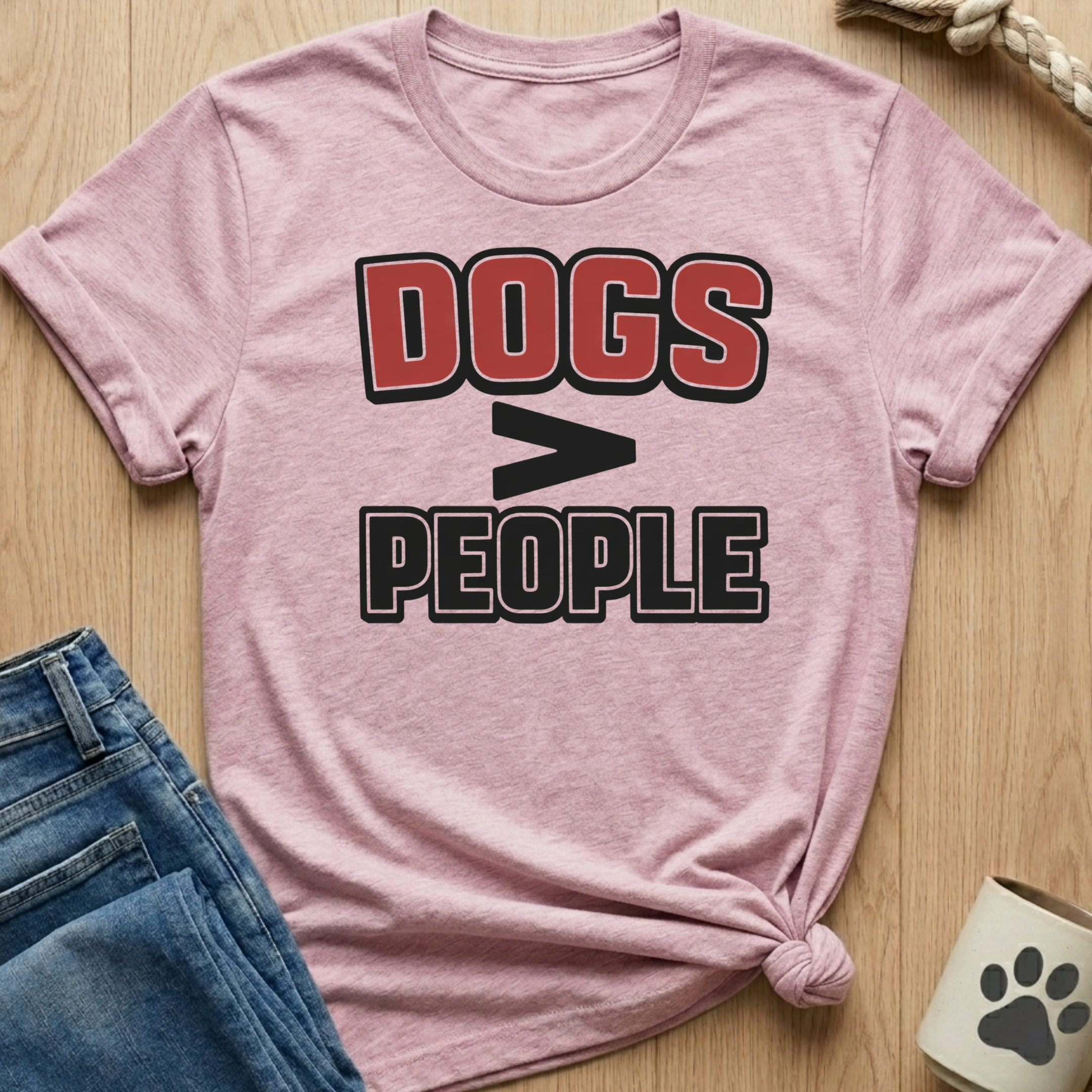 Dog > People T-Shirt