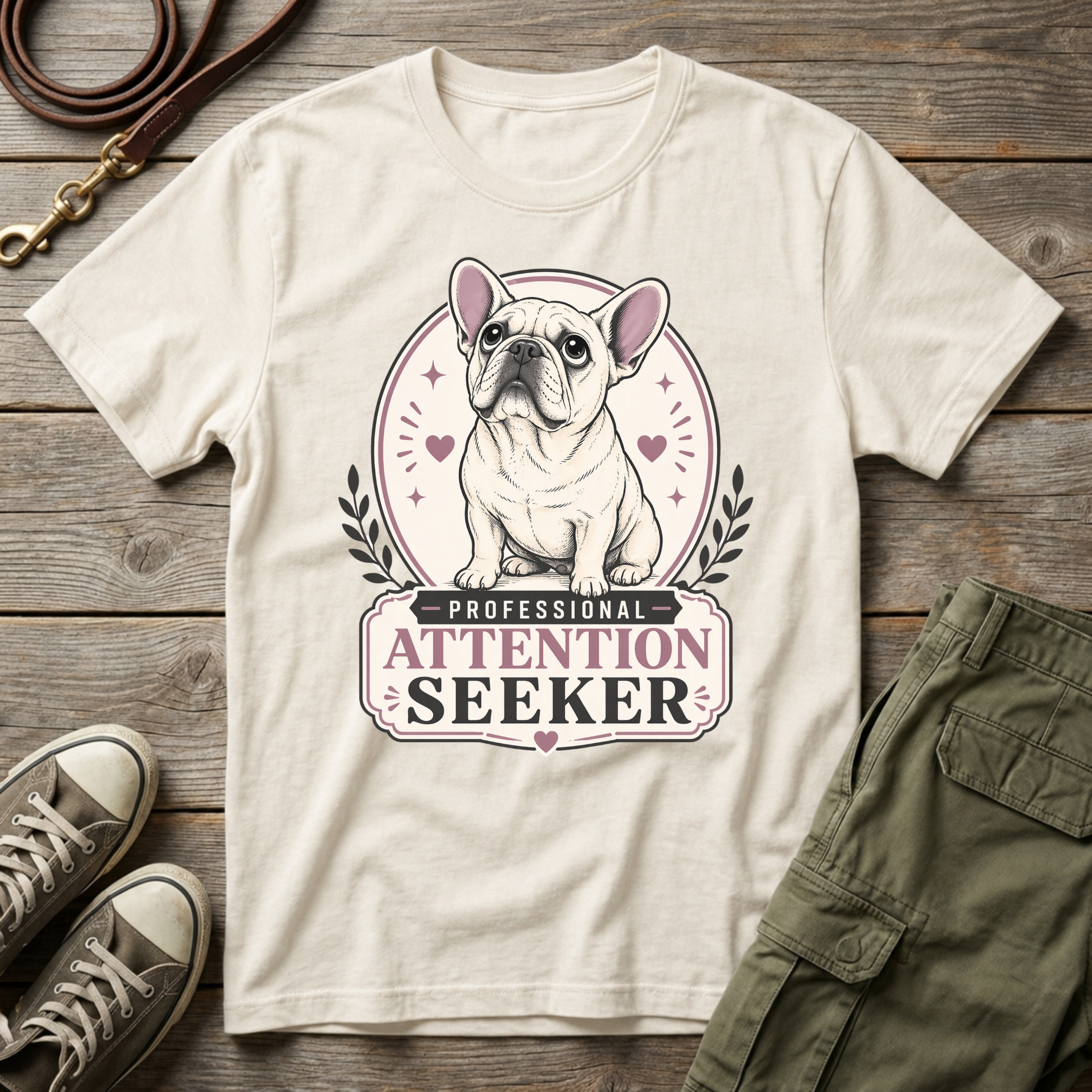 Frenchie Attention Seeker T-Shirt