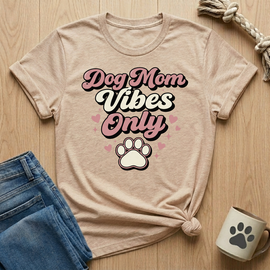 Dog Mom Vibes T-Shirt