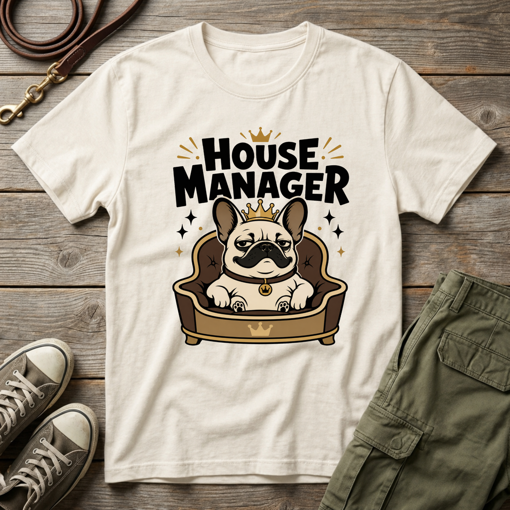 Frenchie House Manager T-Shirt