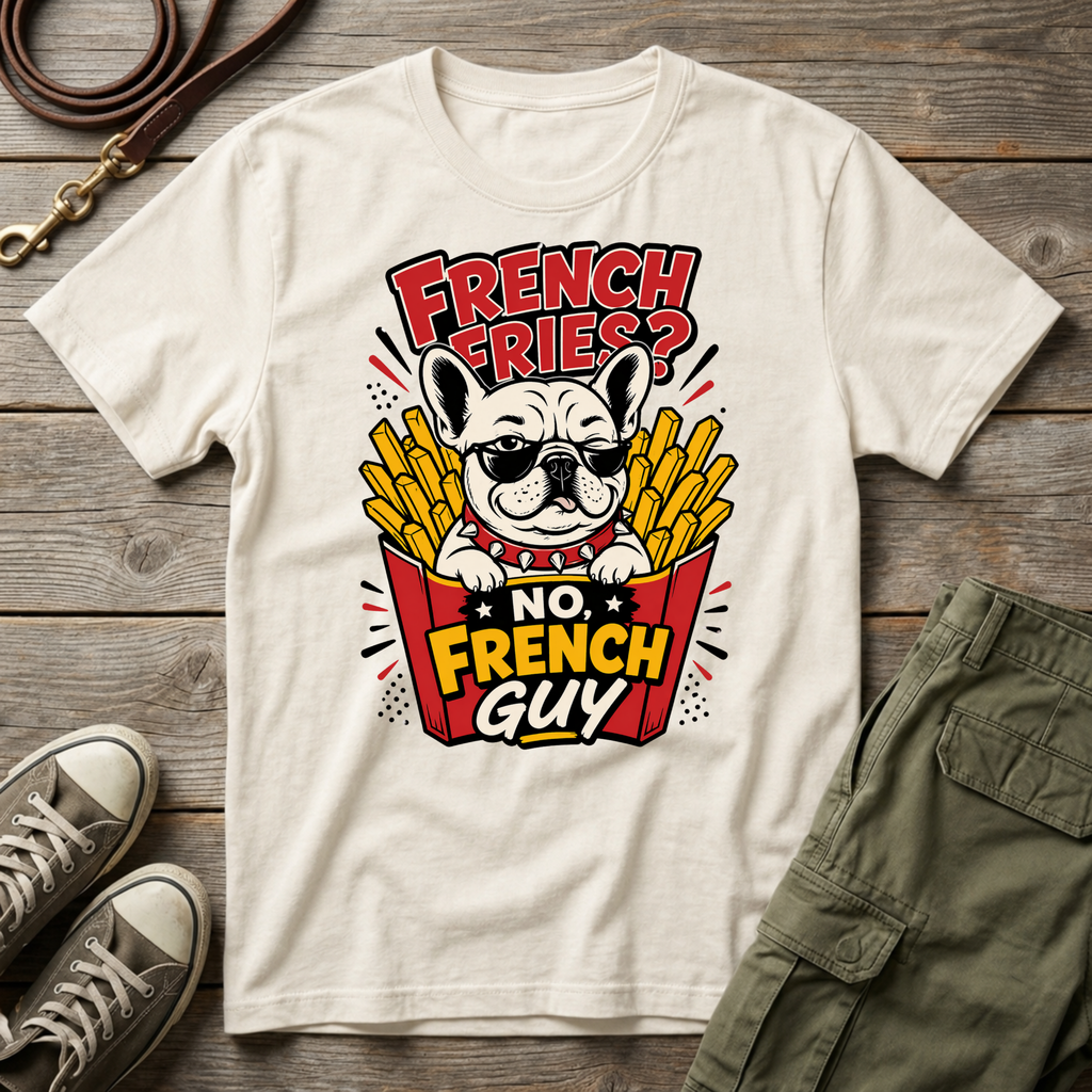 Frenchie French Fries T-Shirt
