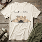 Frenchie Low Battery T-Shirt