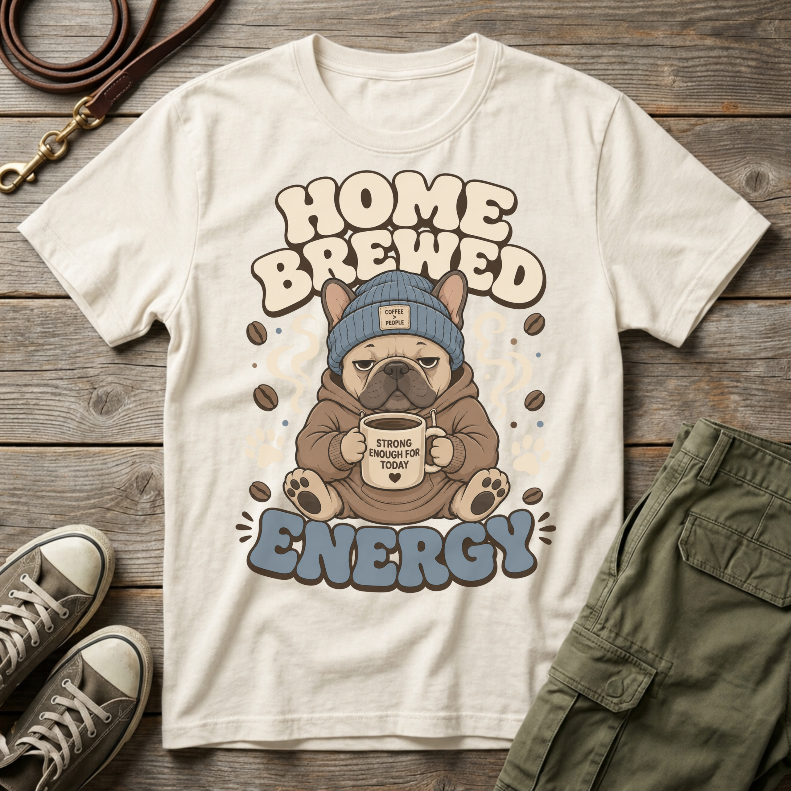 Frenchie Home Brewed T-Shirt