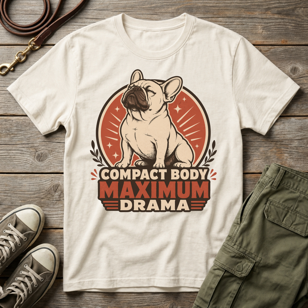 Frenchie Max Drama T-Shirt