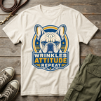 Frenchie Wrinkles Attitude T-Shirt