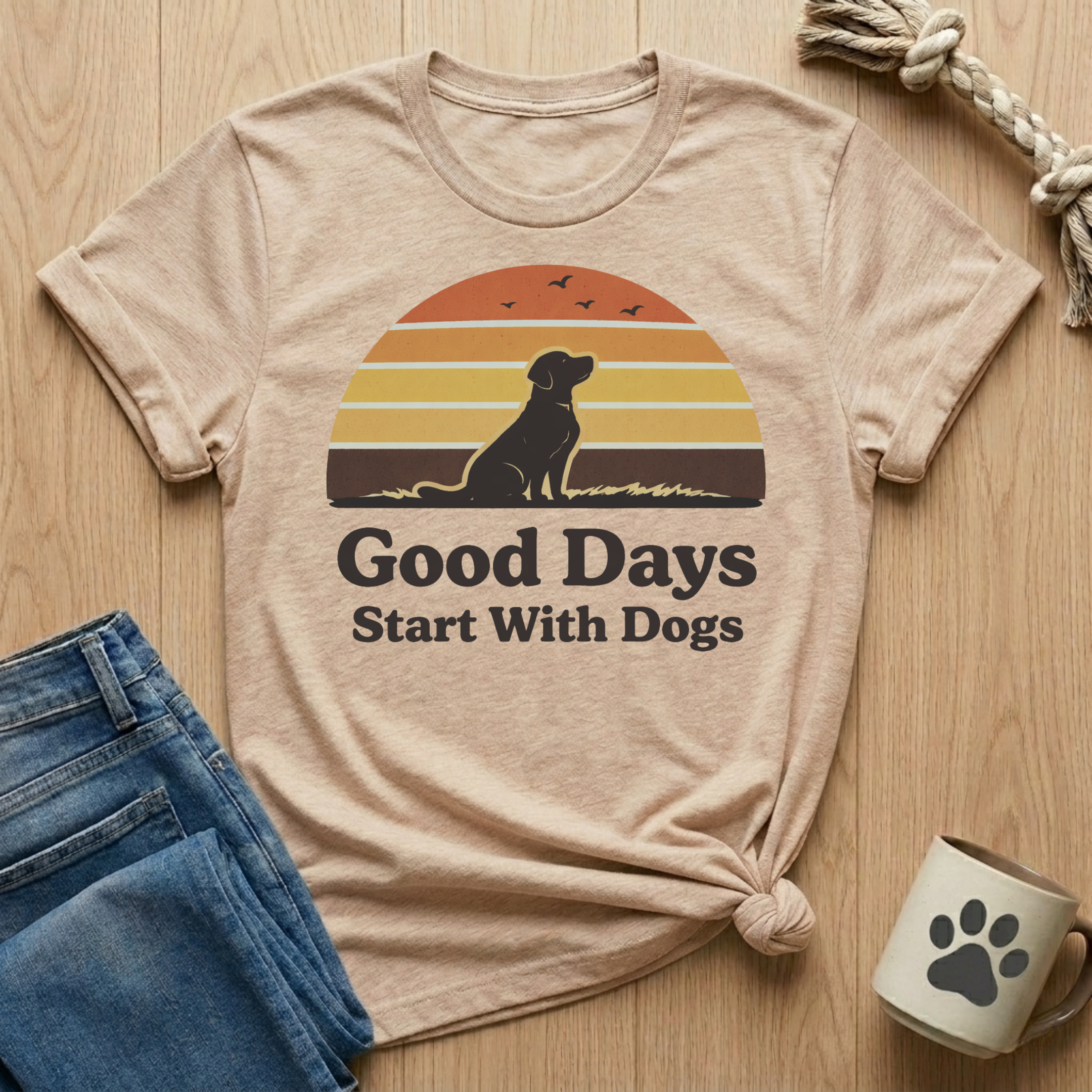 Good Days Start With Dogs T-Shirt