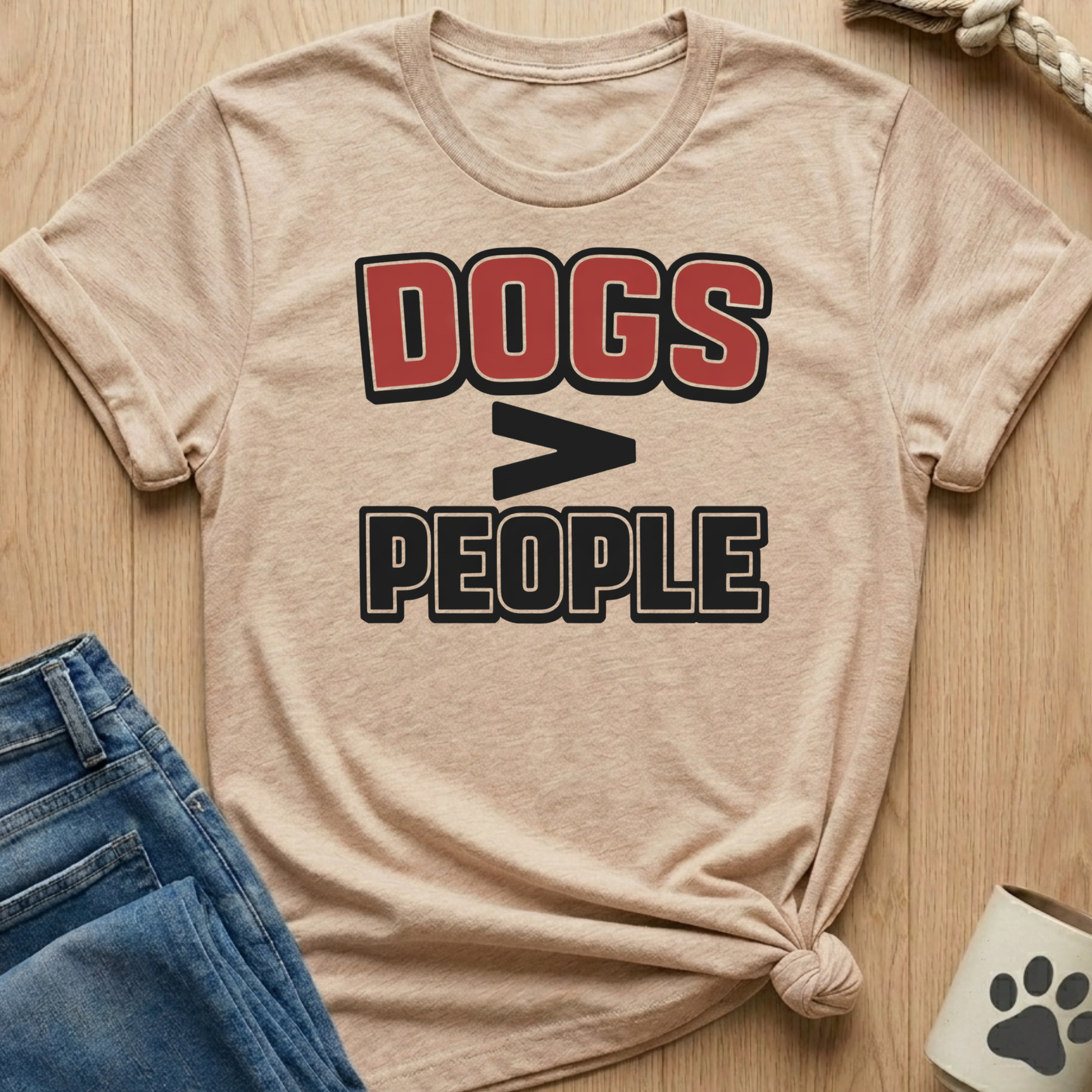 Dog > People T-Shirt
