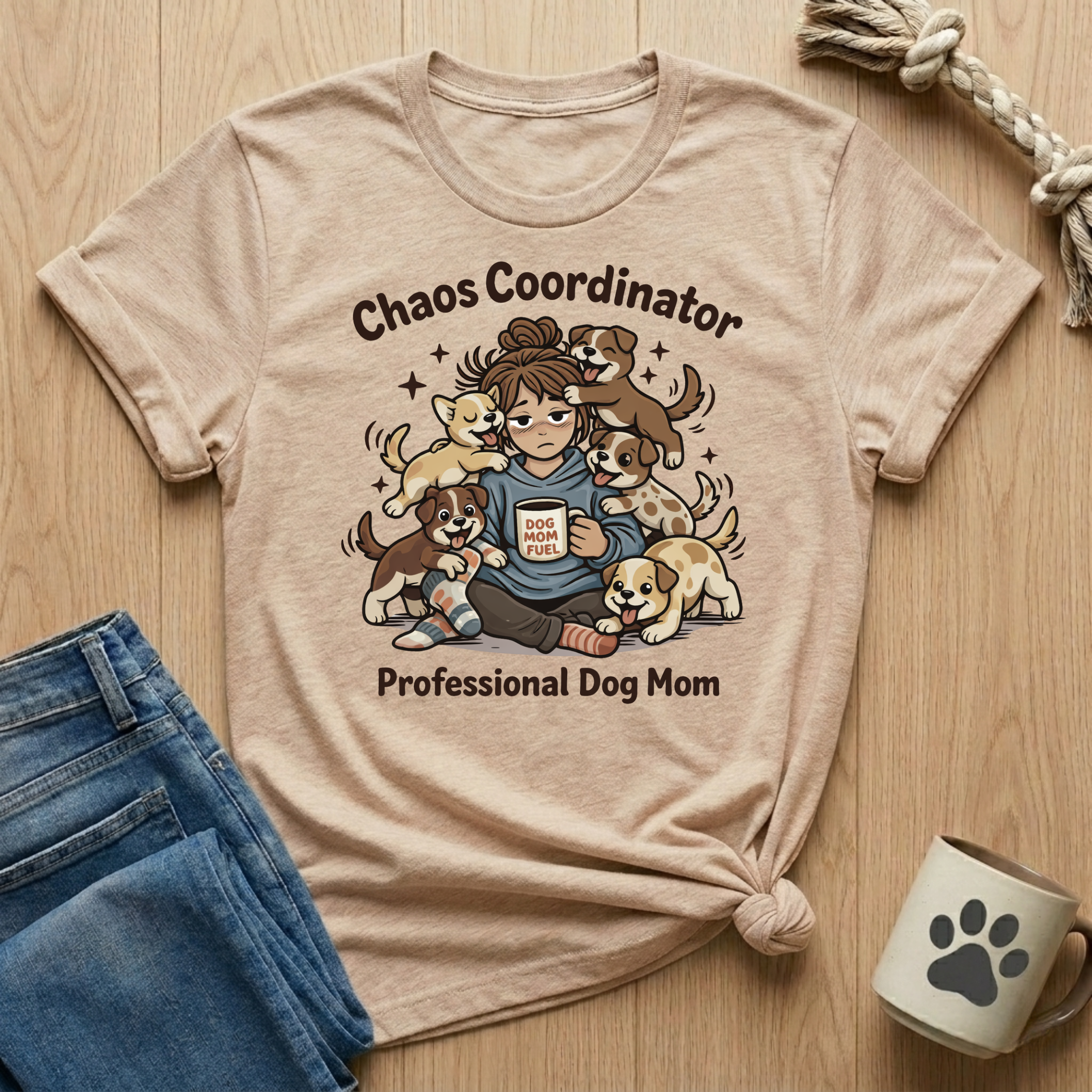 Chaos Coordinator - Professional Dog Mom T-Shirt