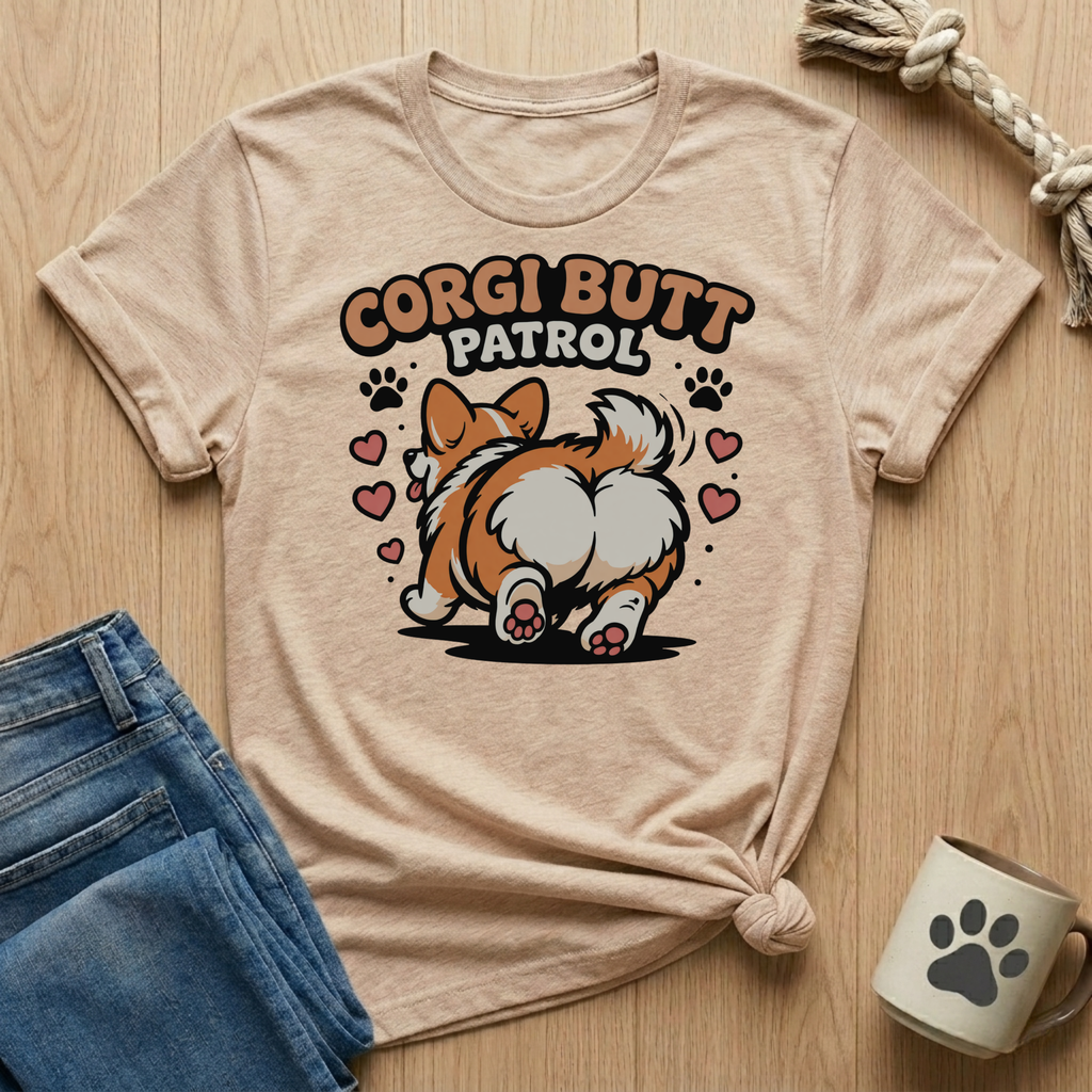 Corgi Butt Patrol T-Shirt