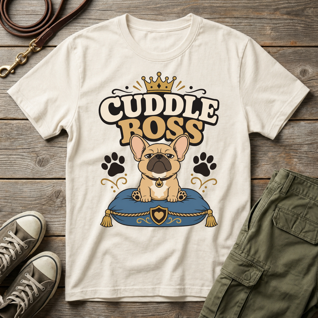 Frenchie Cuddle Boss T-Shirt