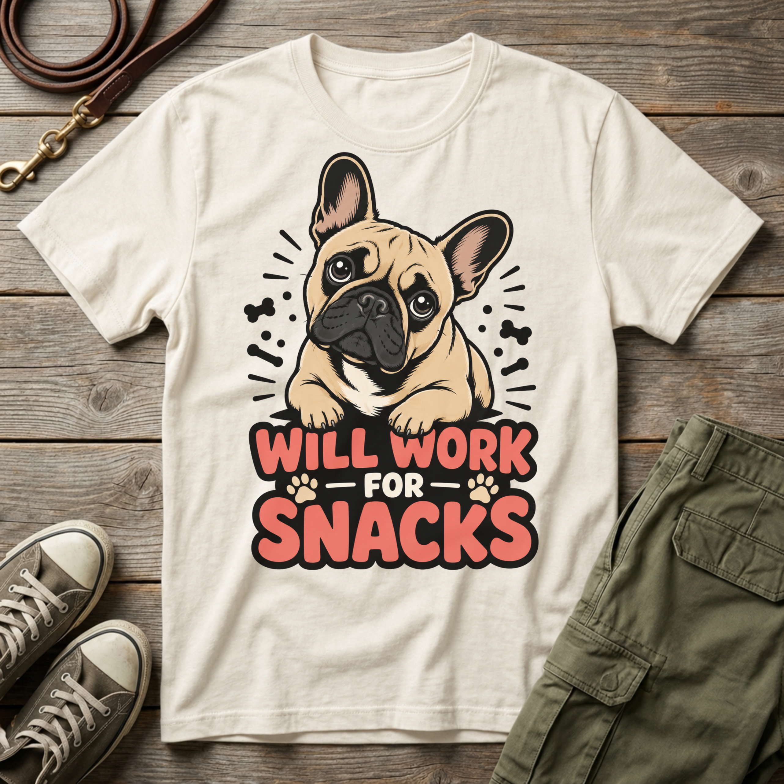 Will Work for Snacks T-Shirt