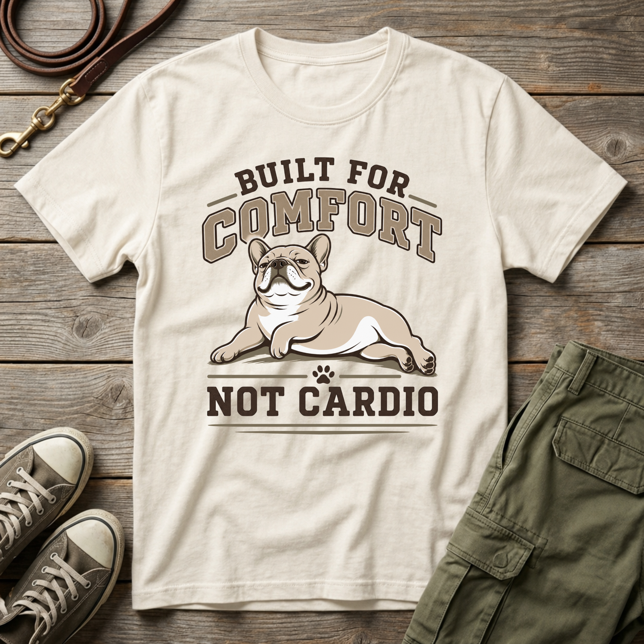 Frenchie Built For Comfort T-Shirt