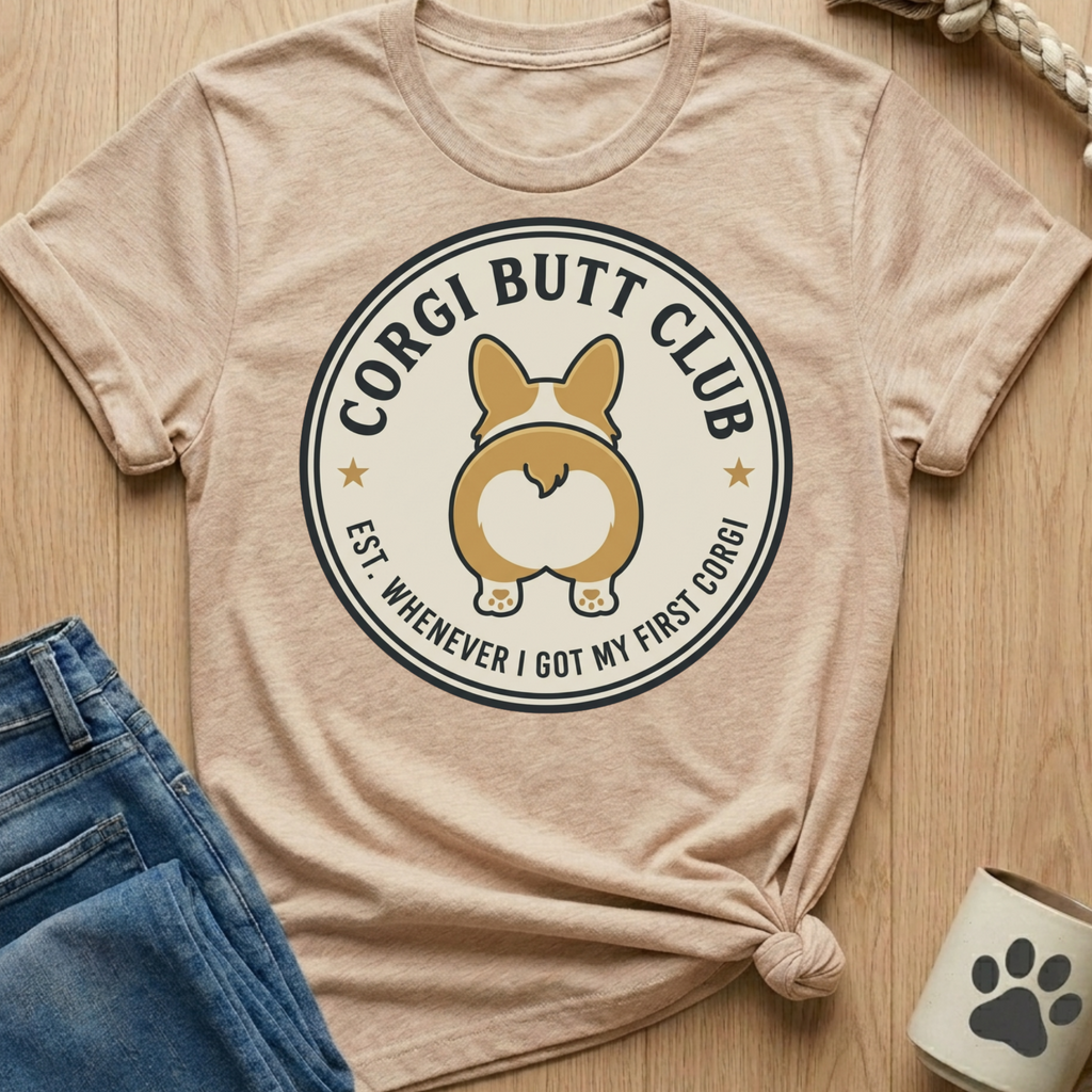 Corgi Butt Club T-Shirt