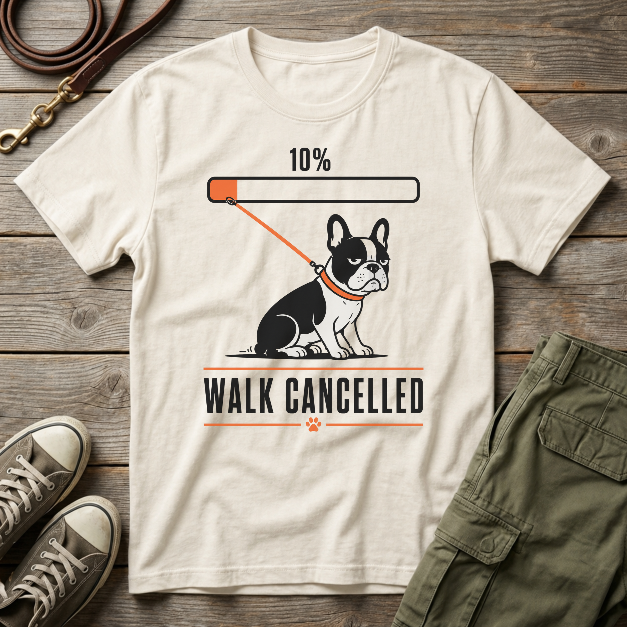 Frenchie Walk Cancelled T-Shirt