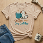 Coffee And Dog Cuddles T-Shirt